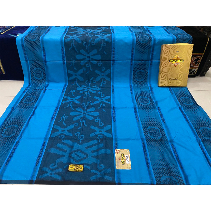 Sarung Wadimor Jaquart Singgasana Mascot Antik Songketnya Jaquart
