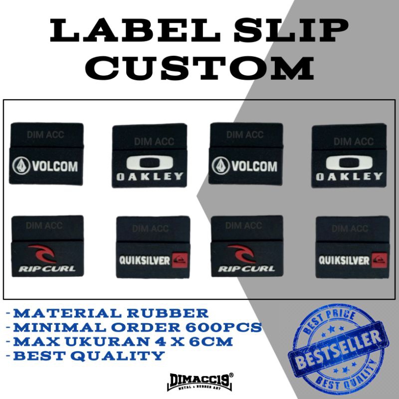 

MINIMAL 600PCS!! LABEL SLIP DESIGN SENDIRI (CUSTOM)