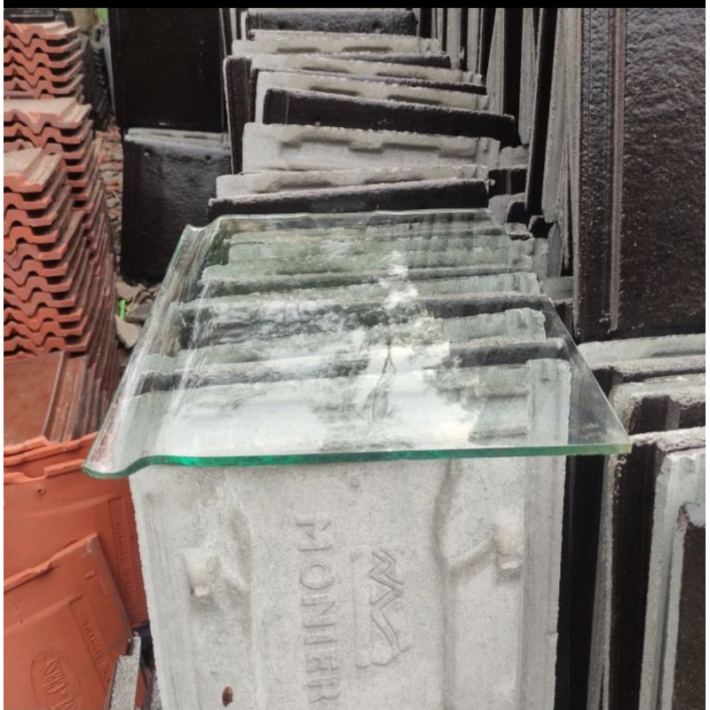 genteng kaca plano Exel monier tebal 8mm