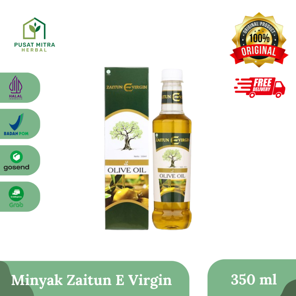 

Minyak Zaitun E'Virgin Olive Oil - Membantu Turunkan Kolesterol - 350 ml