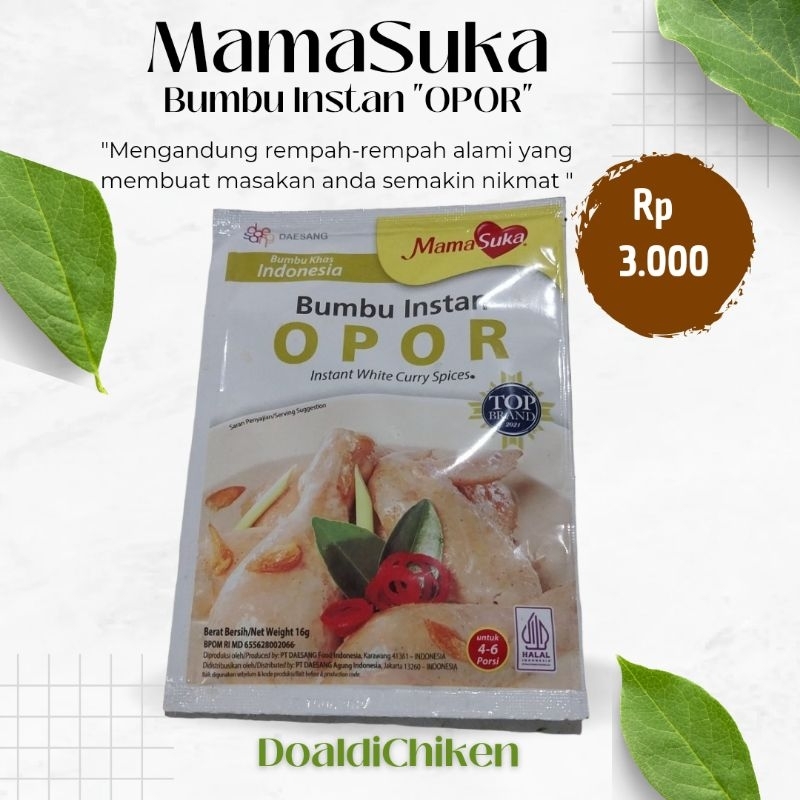 

MamaSuka Bumbu Instan Opor 16g