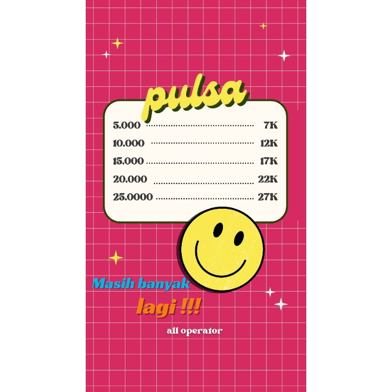 pulsa 5000 all operator