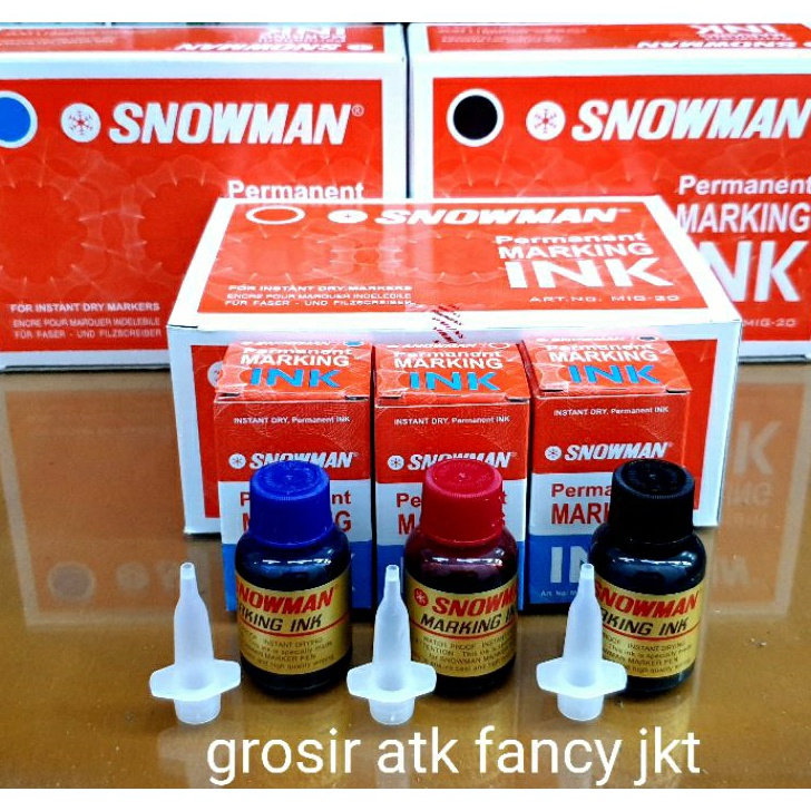 

Harga Promo MIG 20 Tinta Refill Ink Spidol Permanent Marker Snowman MIG-20 ↕➨⁑✲