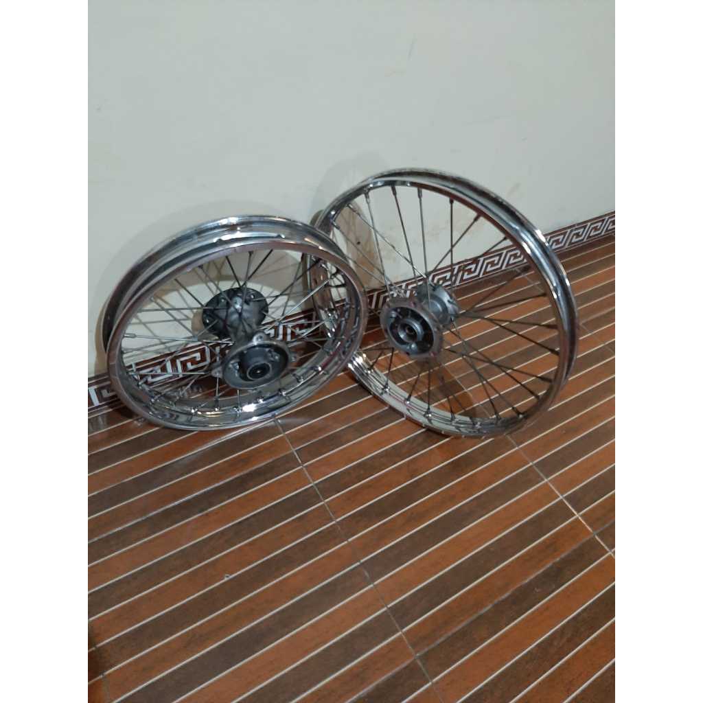 Velg Set Klx Ring 19 16 Ori Copotan Bisa Bayar Ditempat