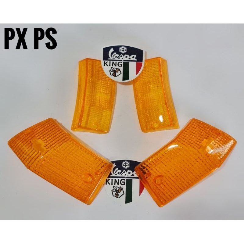mika sen vespa Px Ps kuning putih kaca lampu reting vespa p150x P150s