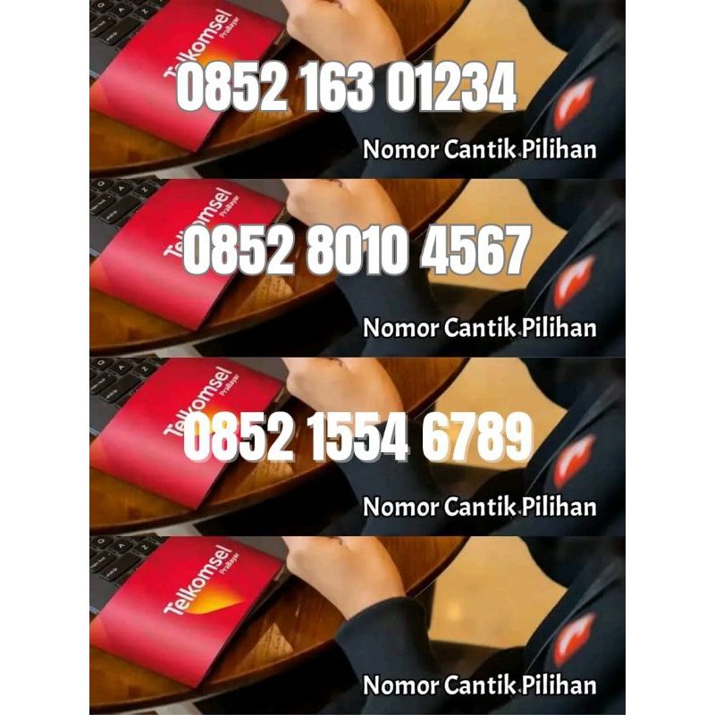 Nomor Cantik Telkomsel varian naik urut