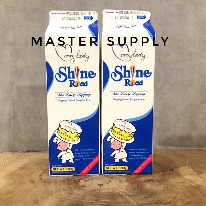 

Diskon Promo SHINE ROAD NON DAIRY WHIPPING CREAM 1L / TOPPING NABATI HALAL