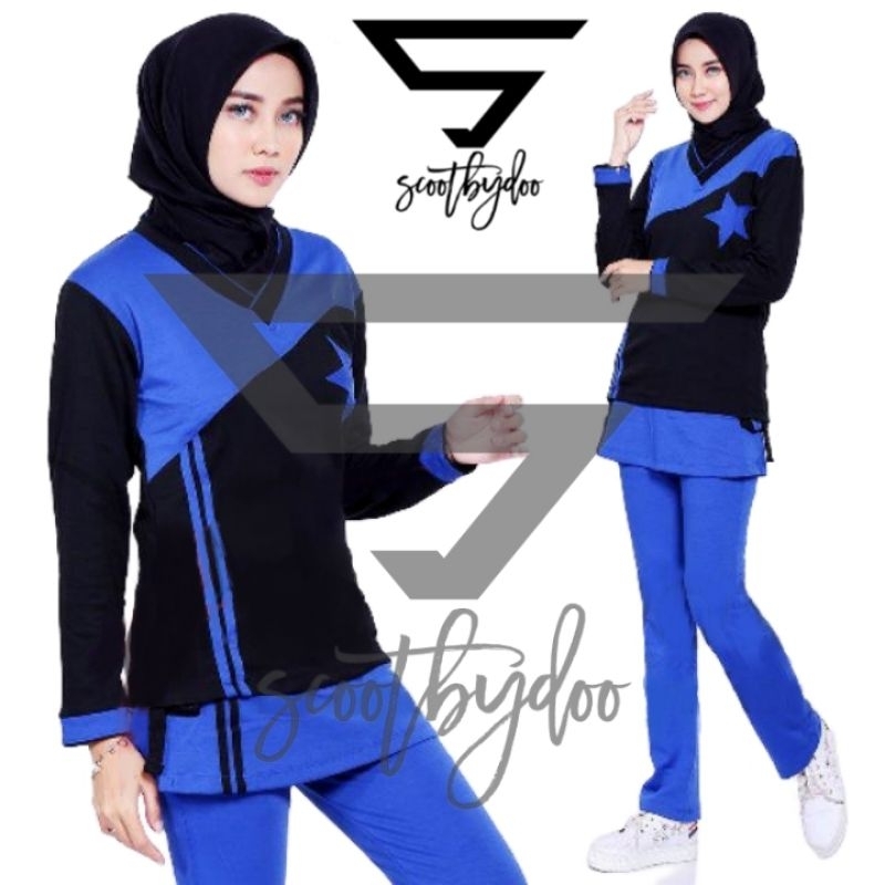 SETELAN SENAM YOVIS SPORT / STELAN WANITA / ZUMBA /Yovis Sport Baju Senam / Baju Senam Wanita Aerobi