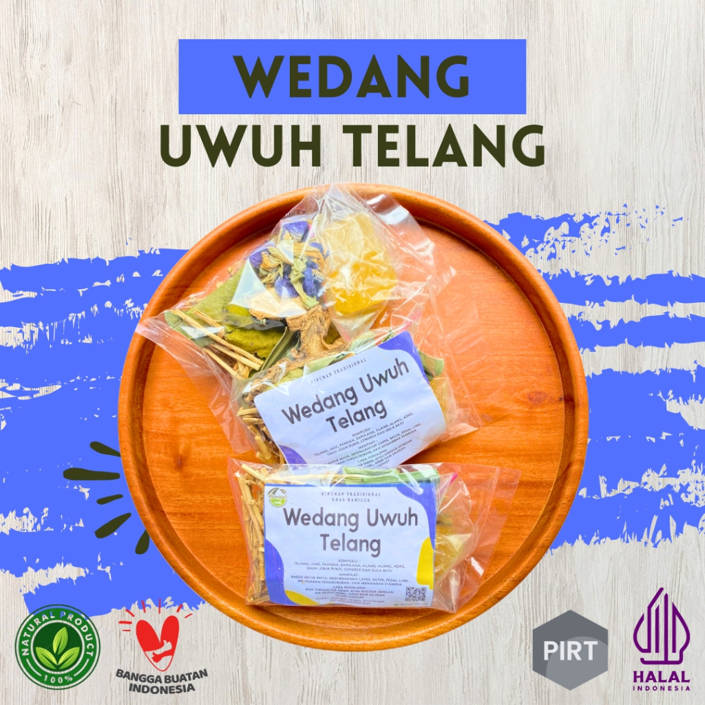 

Wedang Uwuh Bunga Telang Lengkap Gula Batu Khas Mamigus