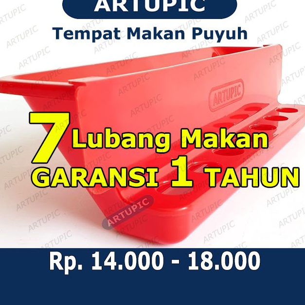 KODE QFM466 Tempat Makan Puyuh Tempat Pakan Puyuh Feeder Quail