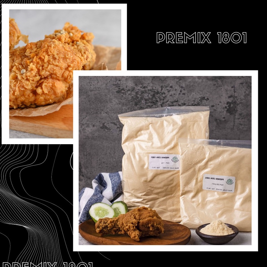 

Terlaku. Tepung biang fried chicken / Premix 1801 / Tepung Super / 1 kg / Rasa Bintang 5