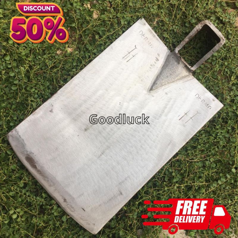 Cangkul Baja Putih/Cangkul Tanah Berkualitas/Cangkul Tanah Sawah/Cangkul Berkebun/Alat Berkebun/Alat