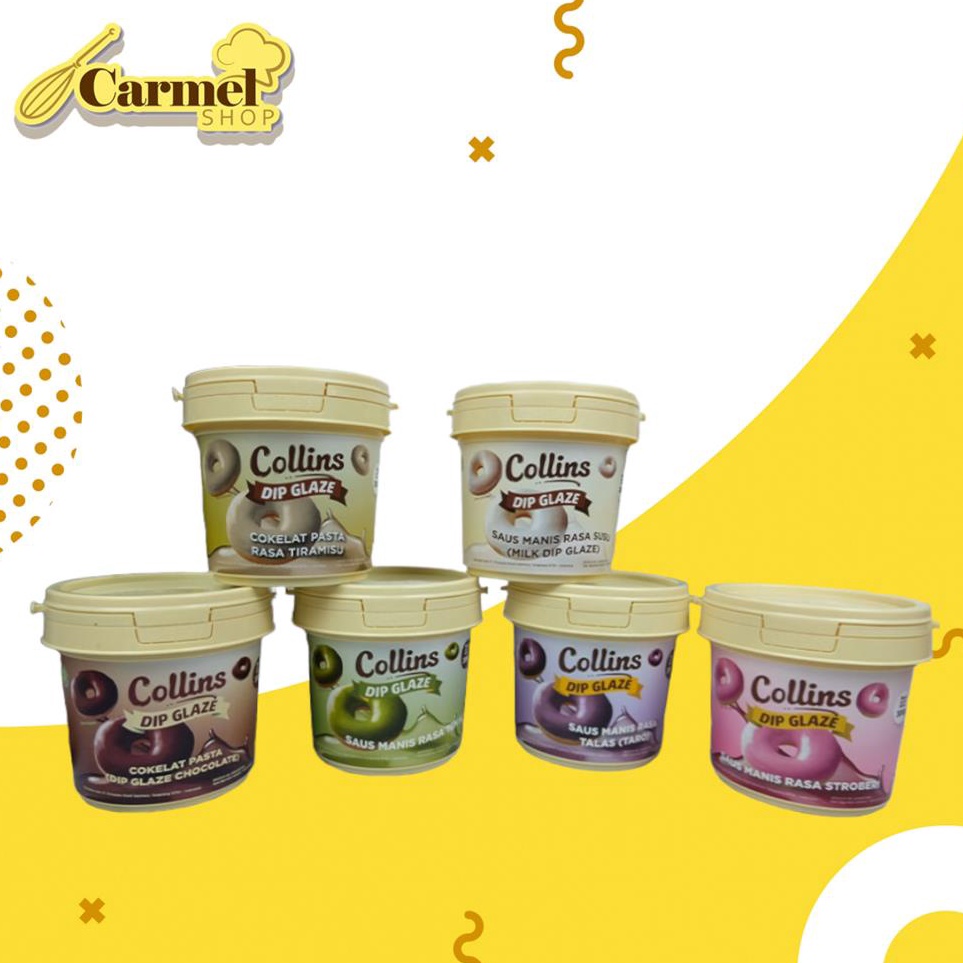 

Sale Collins Dip Glaze 300gr - Dipping Glaze Donat / Topping Coklat Lumer Aneka Rasa