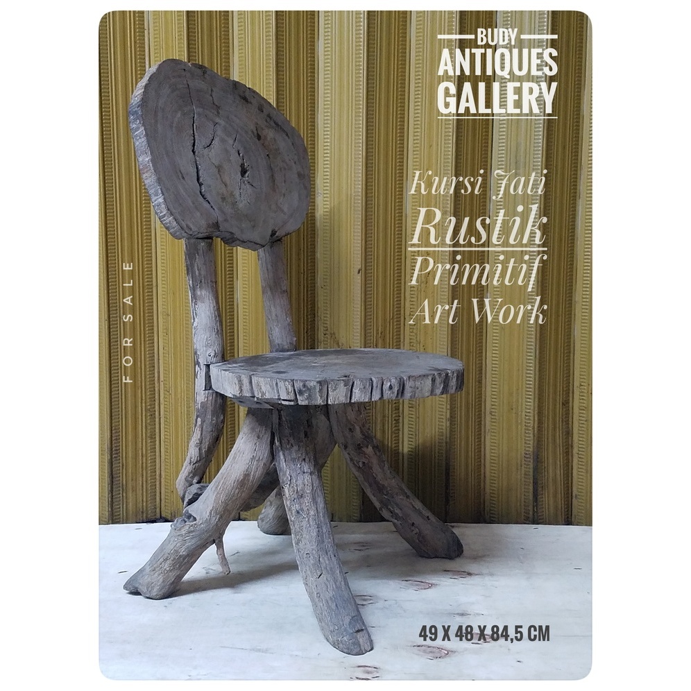Kursi Jati Rustik Art Work