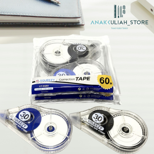 

Correction Tape / Tipe Ex/ Penghapus Bolpoint CT-SQ02 Ukuran 60m Alat Tulis Anak Sekolah Kuliah