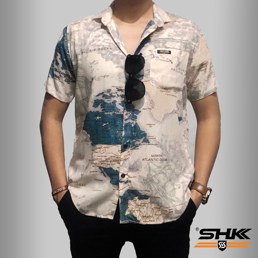 SHK Kemeja Santai pria Amarillo MAP