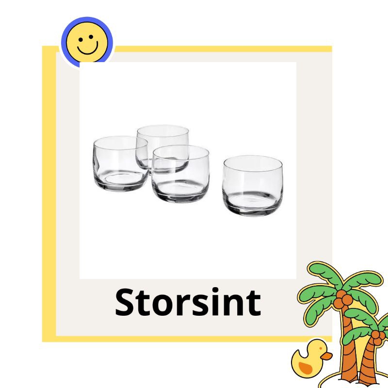 STORSINT   Gelas wiski, kaca bening, 30 cl
