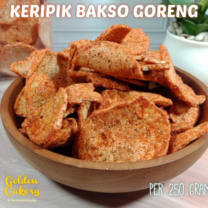 

Stock Banyak Keripik Bakso Goreng (Basreng) PEDAS - 250 gr