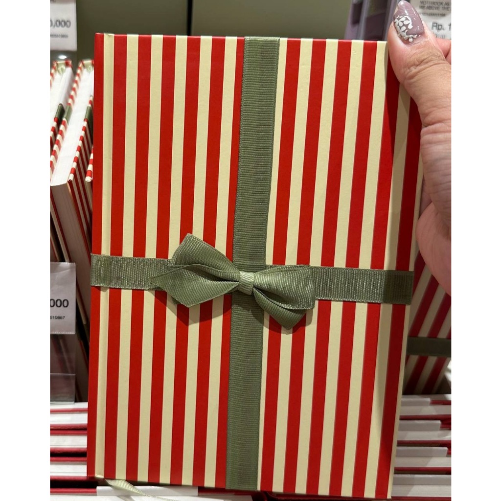 

JASTIP - FLYING TIGER NOTEBOOK STRIPE + BOW