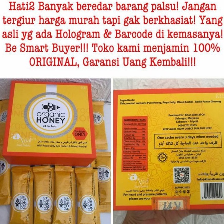 

Serba Murah organic honey royal 1 sachet original