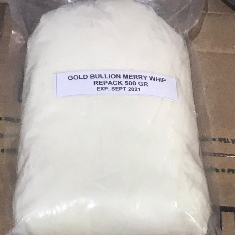 

Terbaru Merry Whip Gold Bullion 500gr !!!