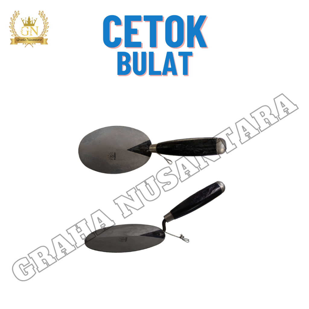 Cetok Bulat Sendok Semen 7"