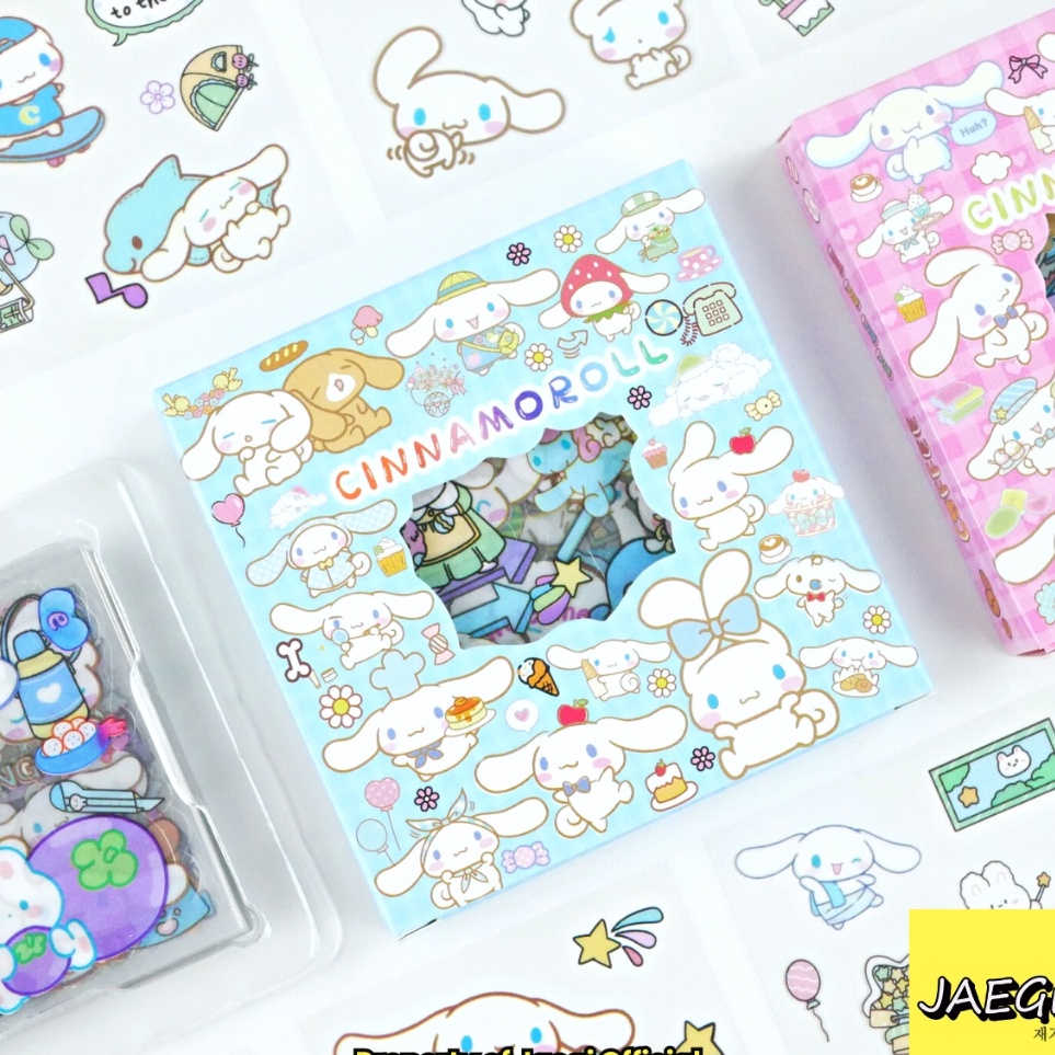 

Sale JAEGi - Premium Sticker Cinnamoroll Small Box Sanrio Momo isi 100 Pcs Aesthetic Waterproof Sticker Cute Anak Perempuan Best