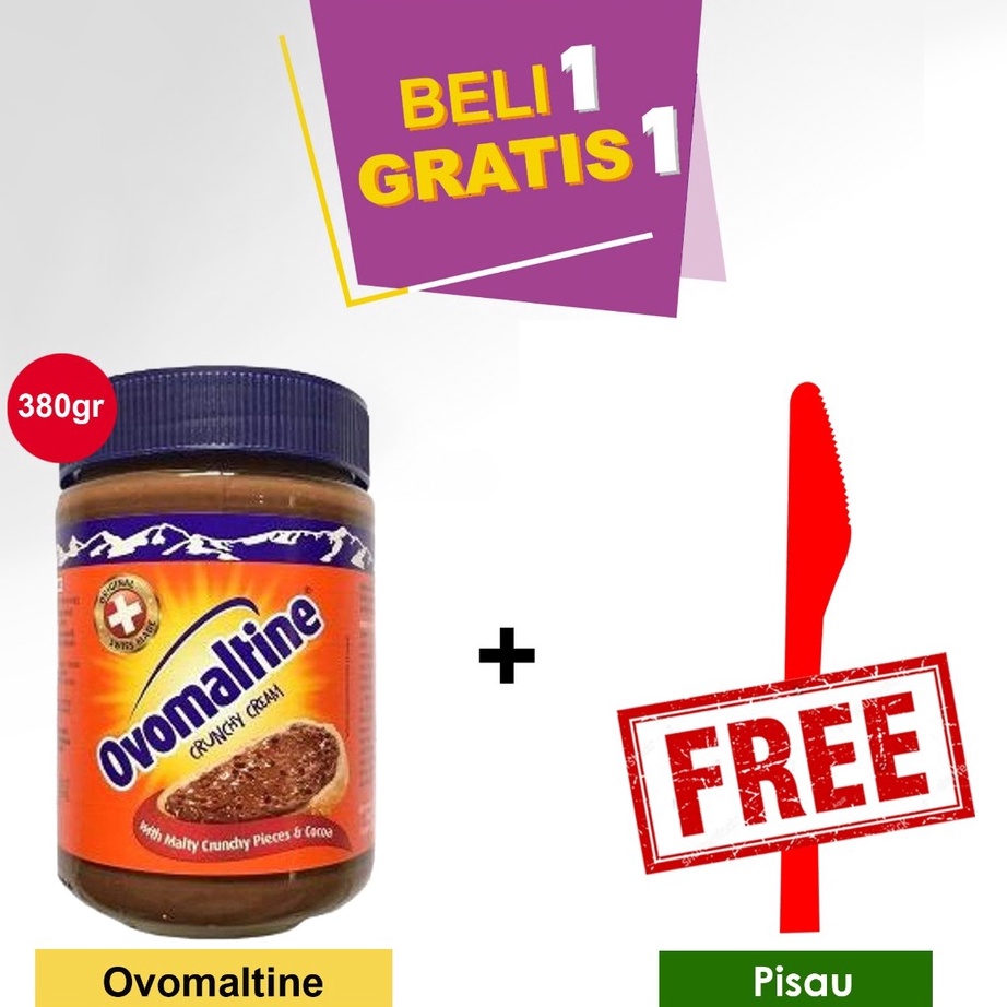 

Best Ovomaltine 380gr Berhadiah PISAU ed Mei 2024 BPOM PROMO!!HALAL MUI!!!