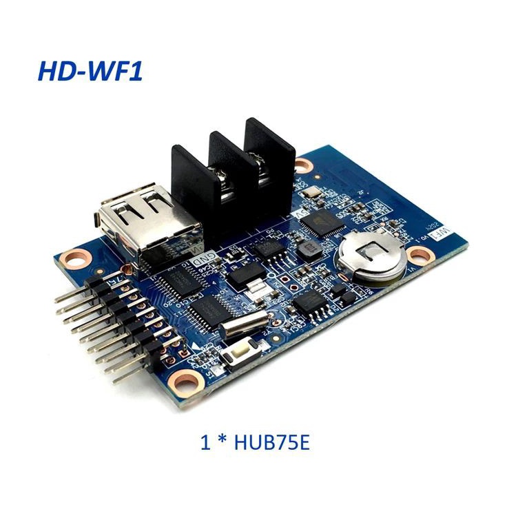 Best Product Controller Huidu HD-WF1 HD WF1 WifI RGB Full Color Panel Module Modul LED P10 Running T