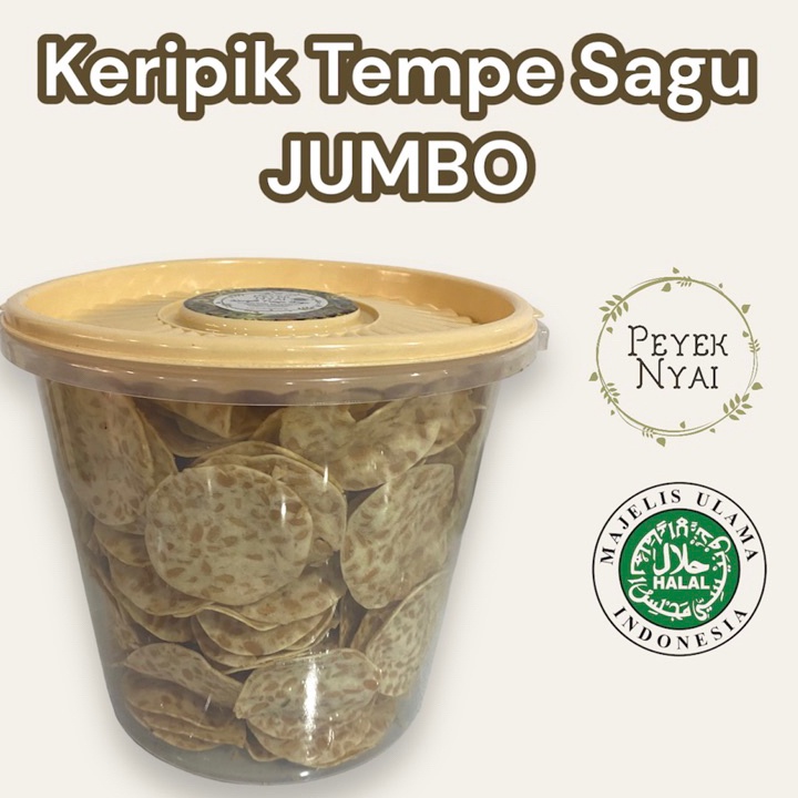 

Terkini Peyek Nyai | Keripik Tempe Sagu (JUMBO)