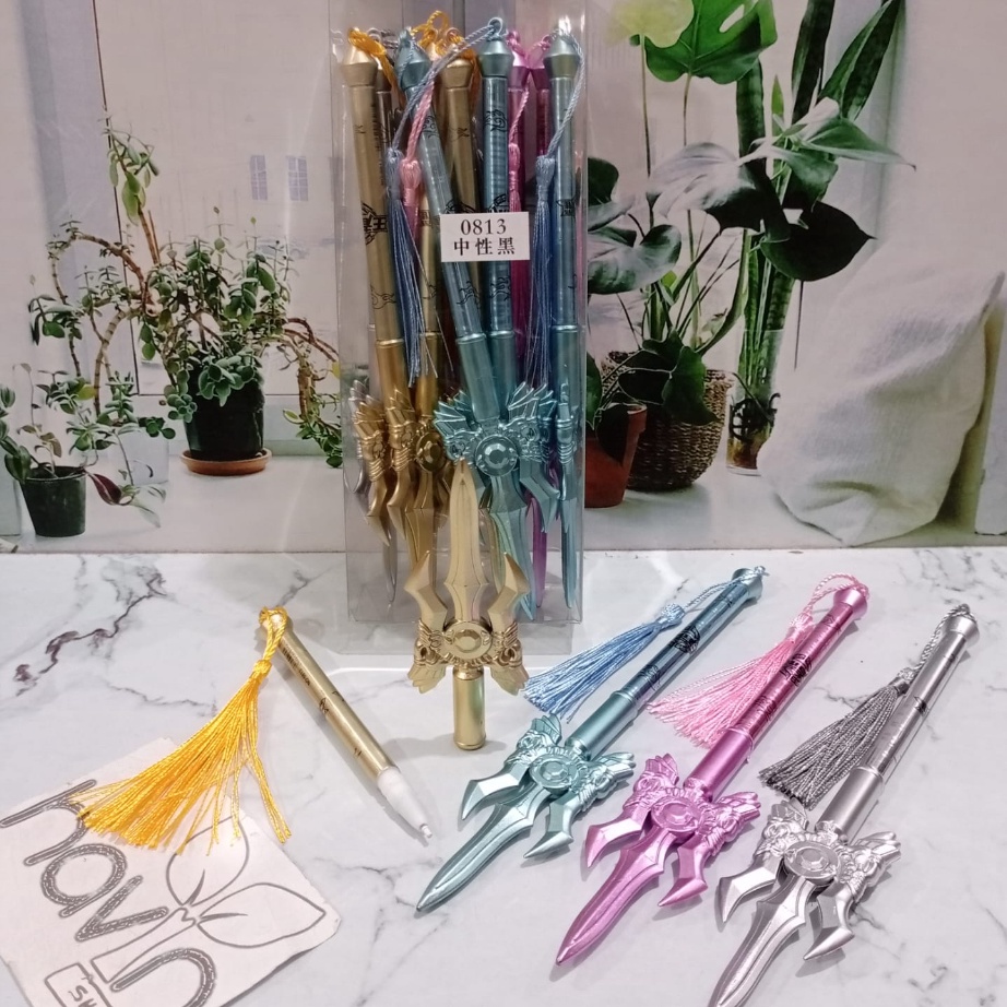 

Model Baru (12PC) PEN GEL motif COWO PENA PULPEN Terlaku.