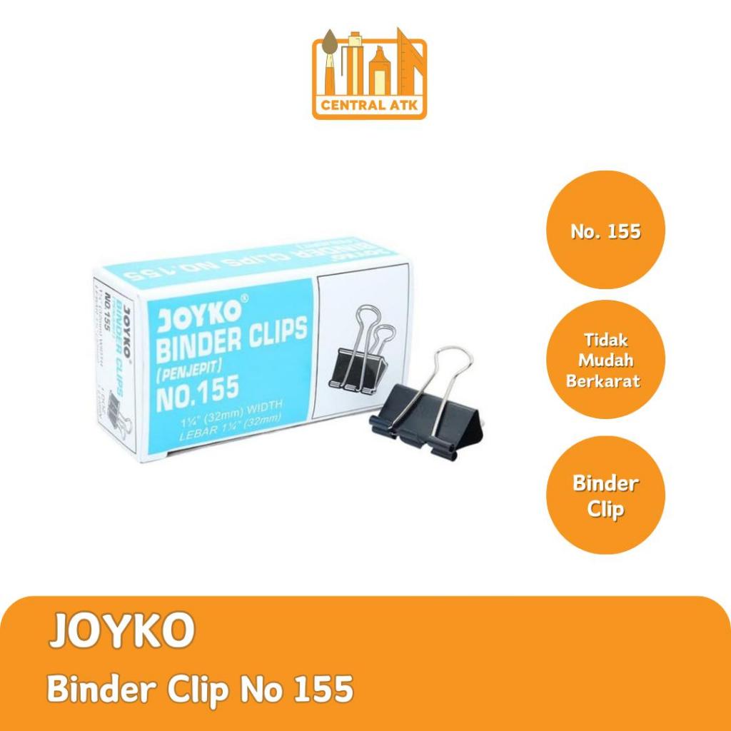 

BINDER CLIP / KLIP KERTAS JOYKO 32 MM NO.155
