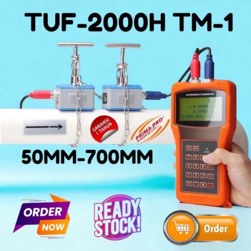 Flow meter ultrasonic water TUF-2000ah Flow meter ultrasonic TUF2000H