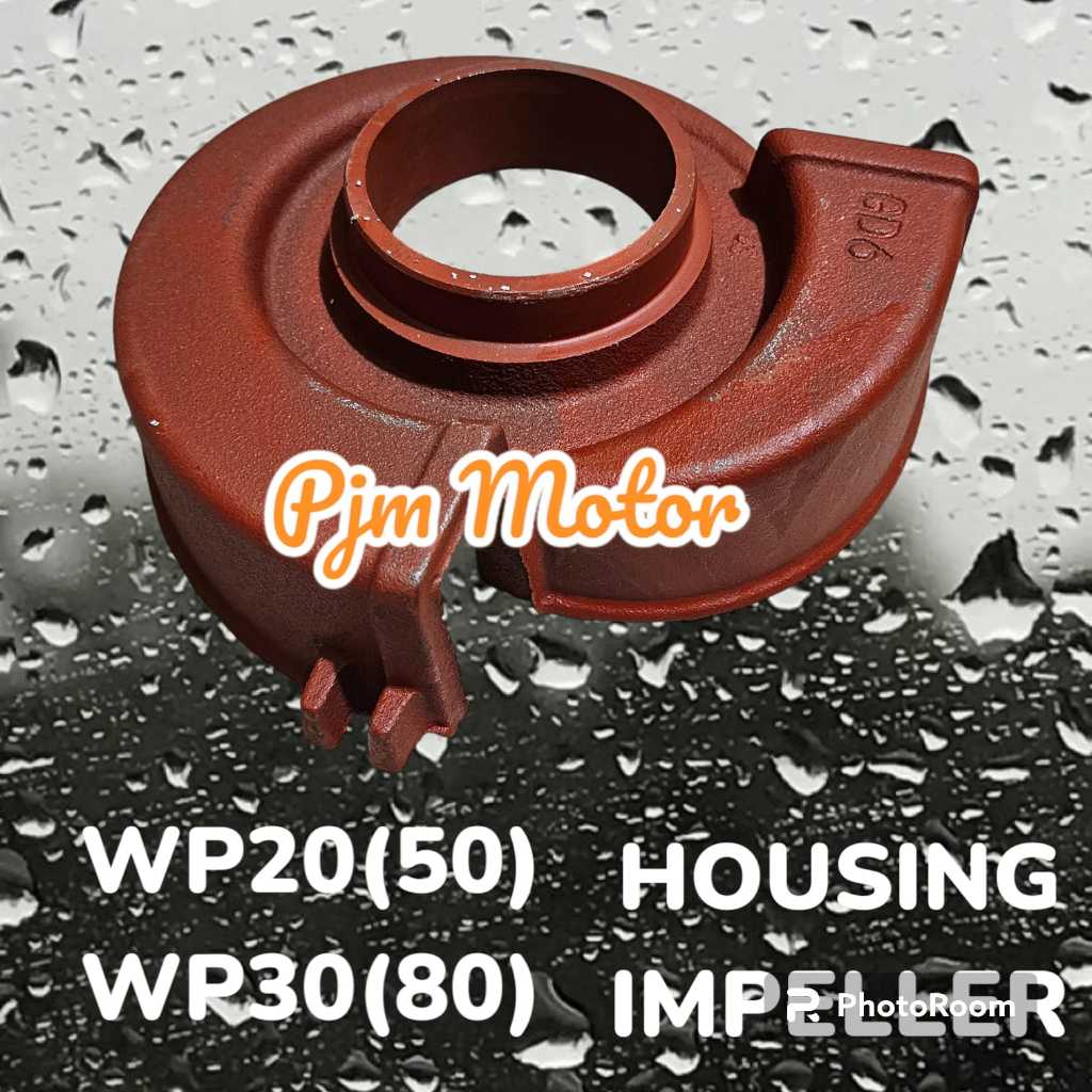 Housing Impeller tutup Rumah Kipas Pompa air Irigasi Alkon 3inci Wp30 Wp80 3INCH