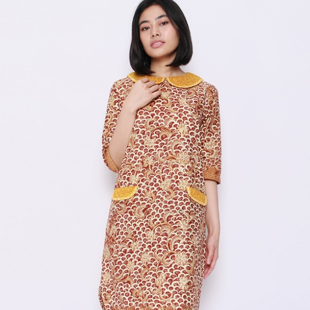 Batik Semar Tulis Chickey Dress PI Lasem Dwiwarno