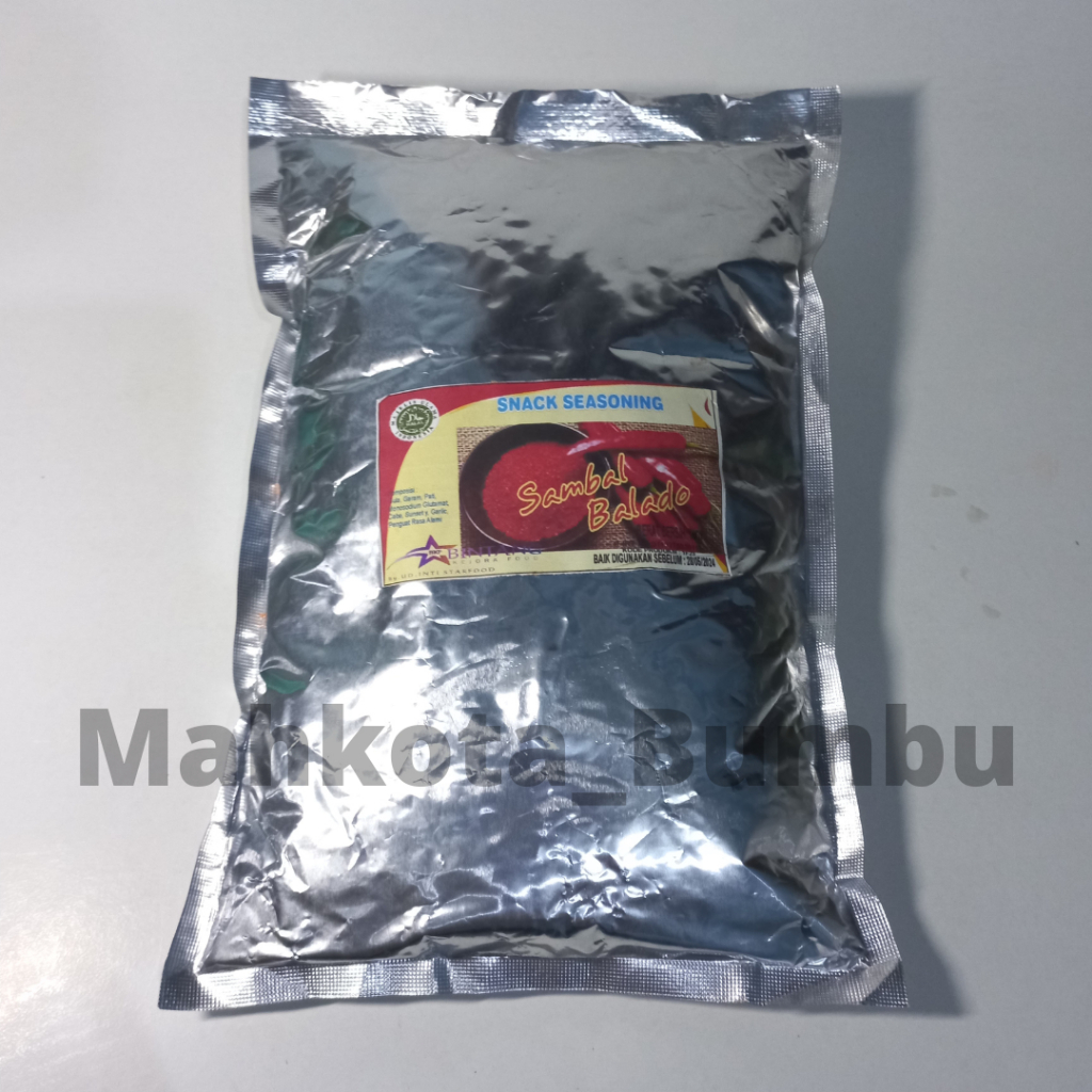 

BUMBU TABUR SAMBAL BALADO 1KG BINTANG KEJORA FOOD