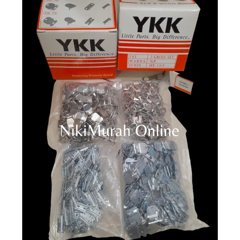 HAK YKK HE TANAM KETOK /KANCING KAIT