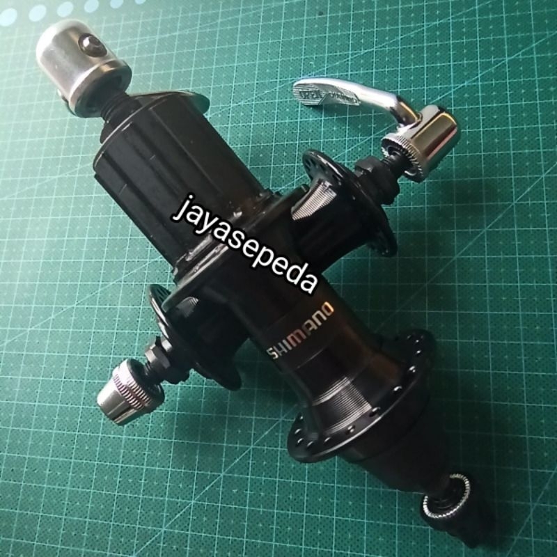 Hub Freehub 36H Quando Shimano Rm60 8 9 10 Speed QR NOS Vintage black