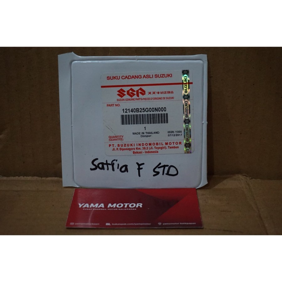 RING PISTON SATRIA FU OS STANDAR 12140B25G00N000 ORI SGP