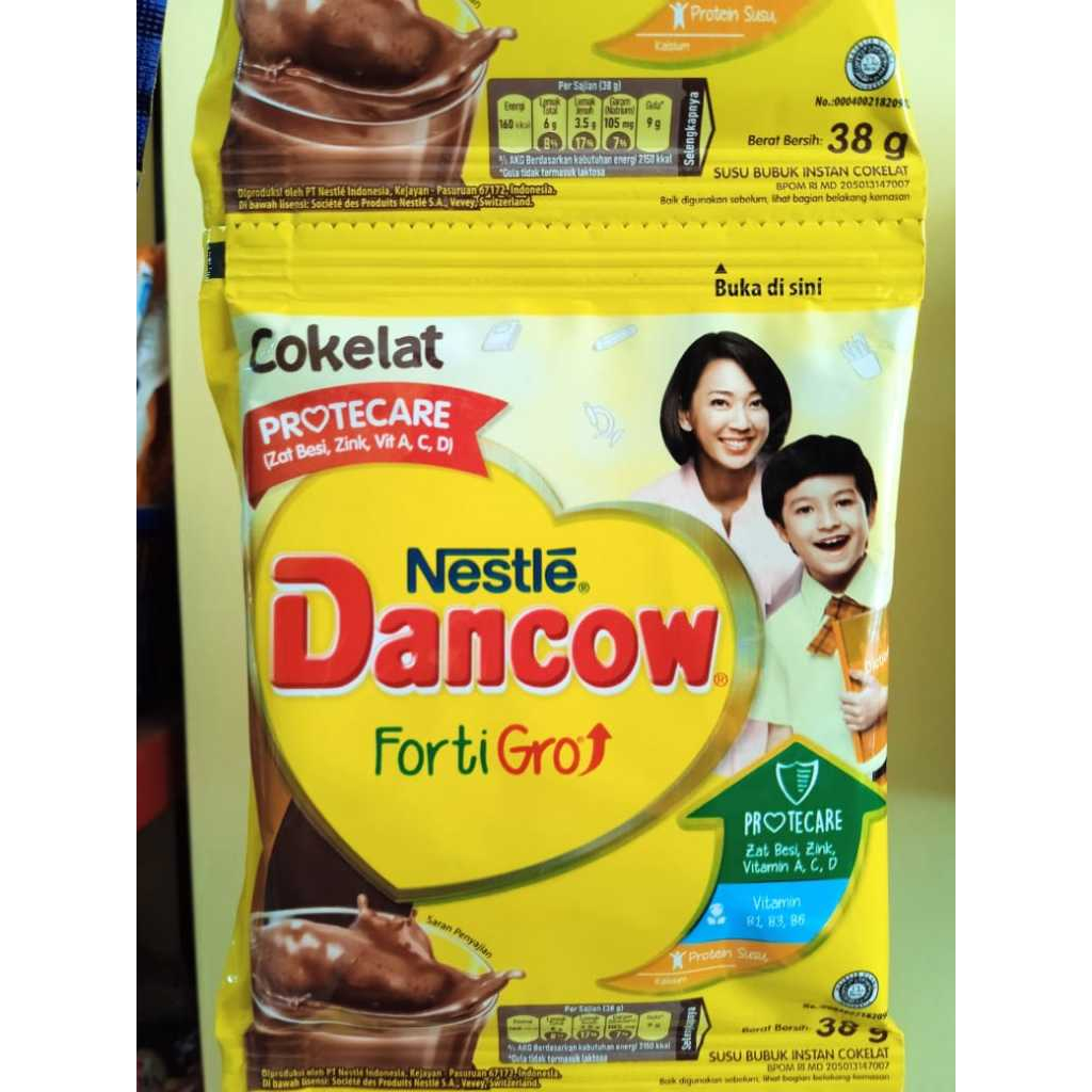 

DANCOW FORTIGRO COKLAT & VANILA / DANCOW FORTIGRO INSTANT SACHET - ED 01/2025