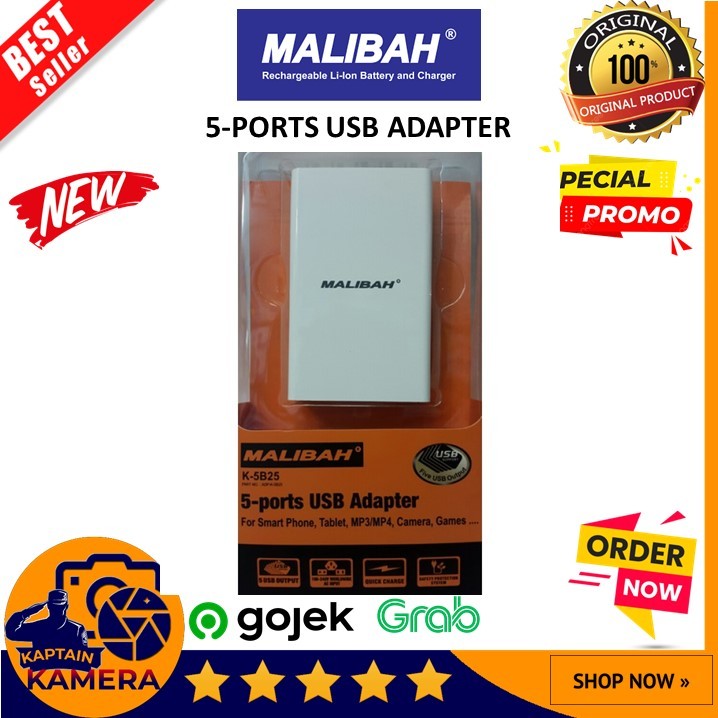 MALIBAH 5-PORTS USB ADAPTER --- PROMO