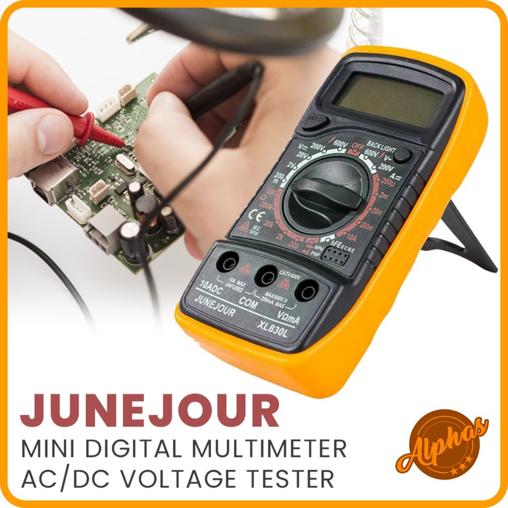 Multimeter Digital Mini Avometer dengan Case Silikon