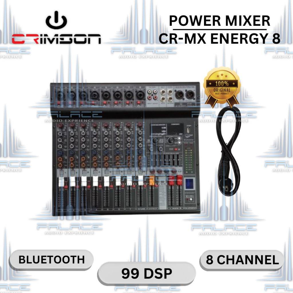 Power Mixer - Crimson CR-MX ENERGY 8