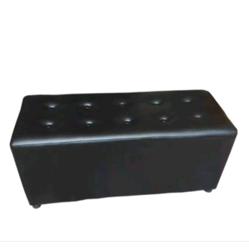 SOFA STOOL KOTAK 100 MOTIP KANCING