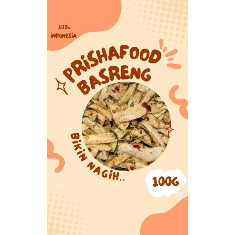 

Prishafood Basreng pedas daun jeruk 100g