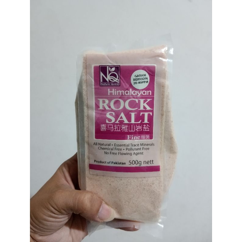 

Garam Himalaya | Nature Quest Rock Salt 500gram ORI 100%