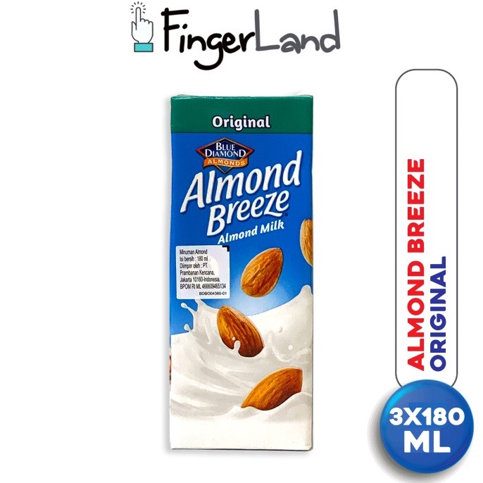 

B44ru ALMOND BREEZE Almond Milk Original 180 ml Susu Almond Original 3 PCS Shopee Sale