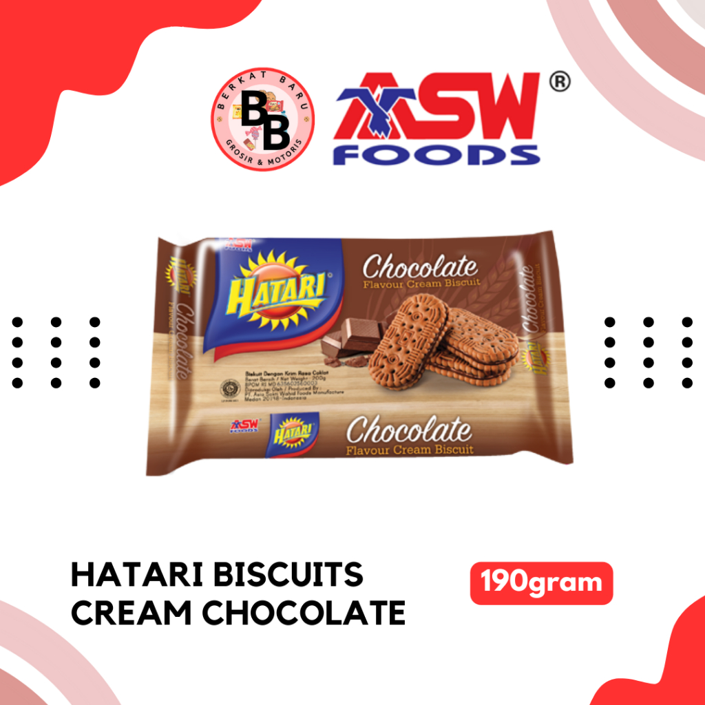 

[BB SNACK] HATARI BISCUITS CREAM 190GRAM ANEKA RASA