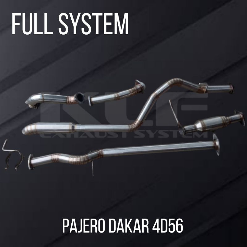 Knalpot Pajero Dakar Lama 4d56 Full System