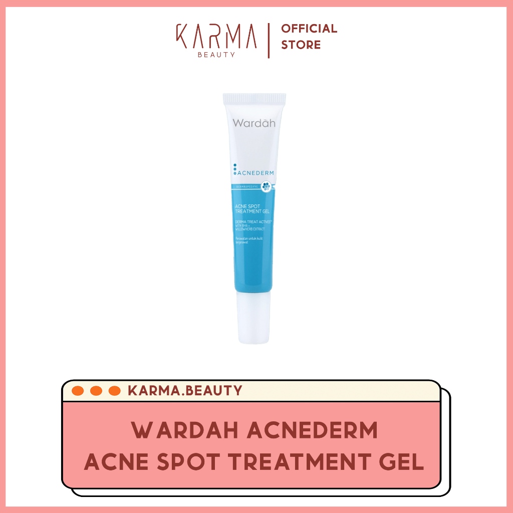 WARDAH Acnederm Acne Spot Treatment Gel 15 ml - Totol Jerawat